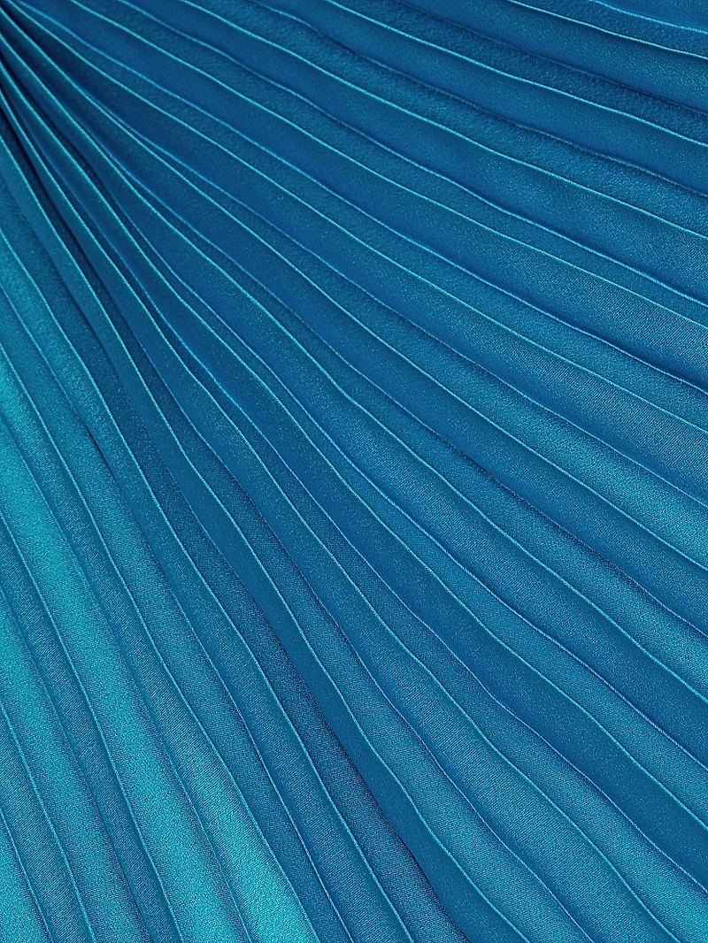 Jordyn Satin Pleated Dress