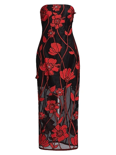 Shiloh Grand Fleur Embroidered Dress