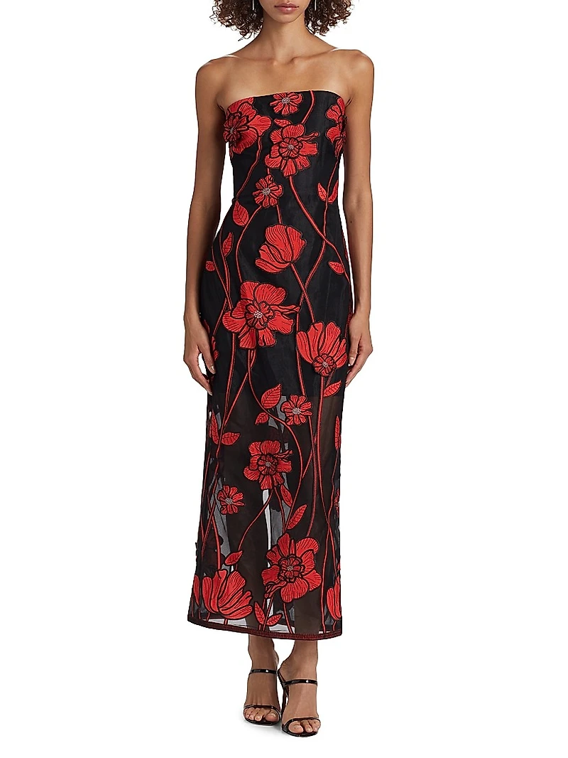 Shiloh Grand Fleur Embroidered Dress