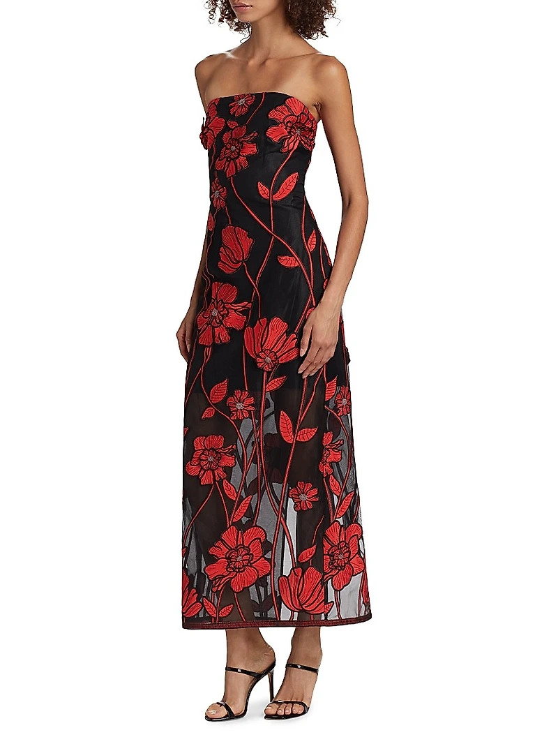 Shiloh Grand Fleur Embroidered Dress