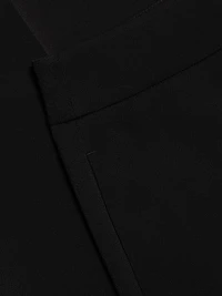 Natia Crease-Front Crepe Pants