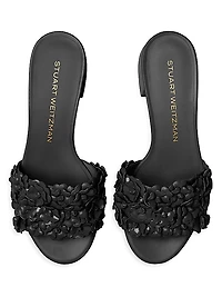 Meadow Leather Block-Heel Sandals