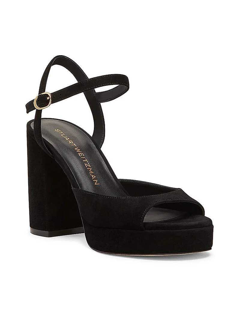 Dayna II 100MM Suede Platform Sandals