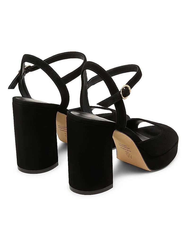 Dayna II 100MM Suede Platform Sandals