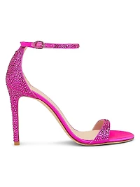 Nudist Shine 100MM Crystal Sandals