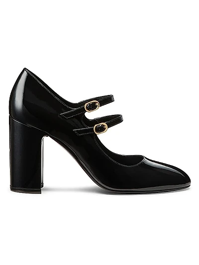 Posh 85MM Patent Leather Mary Janes