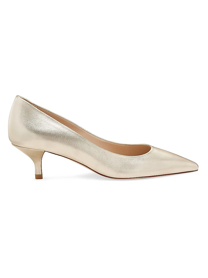 Power 50MM Metallic Leather Pumps