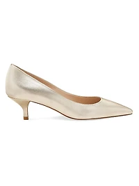 Power 50MM Metallic Leather Pumps