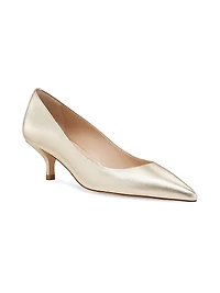 Power 50MM Metallic Leather Pumps