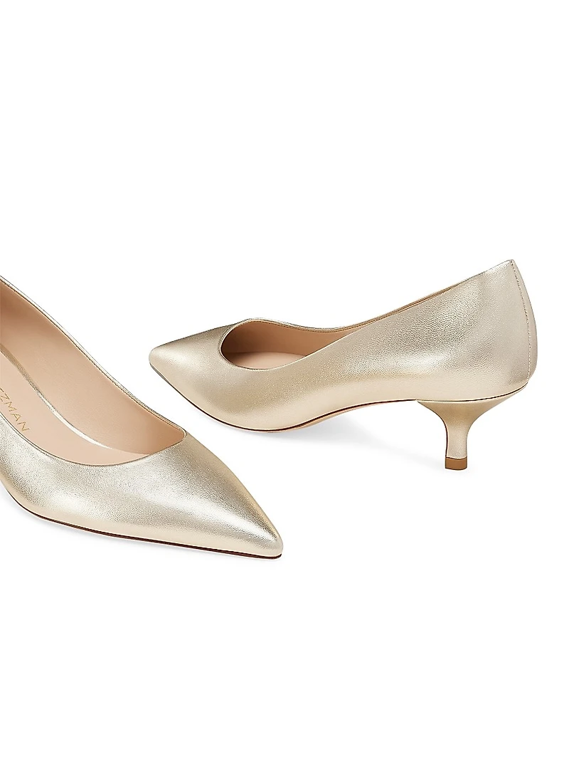 Power 50MM Metallic Leather Pumps