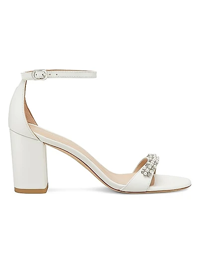 Nudist Poppy 75MM Block-Heel Sandals