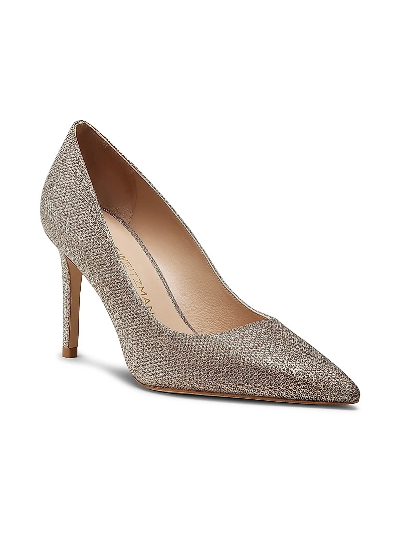 Stuart Power 85MM Point-Toe Pumps