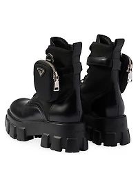 Monolith Leather and Re-Nylon Combat Boots