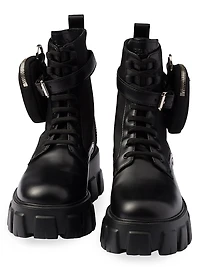 Monolith Leather and Re-Nylon Combat Boots