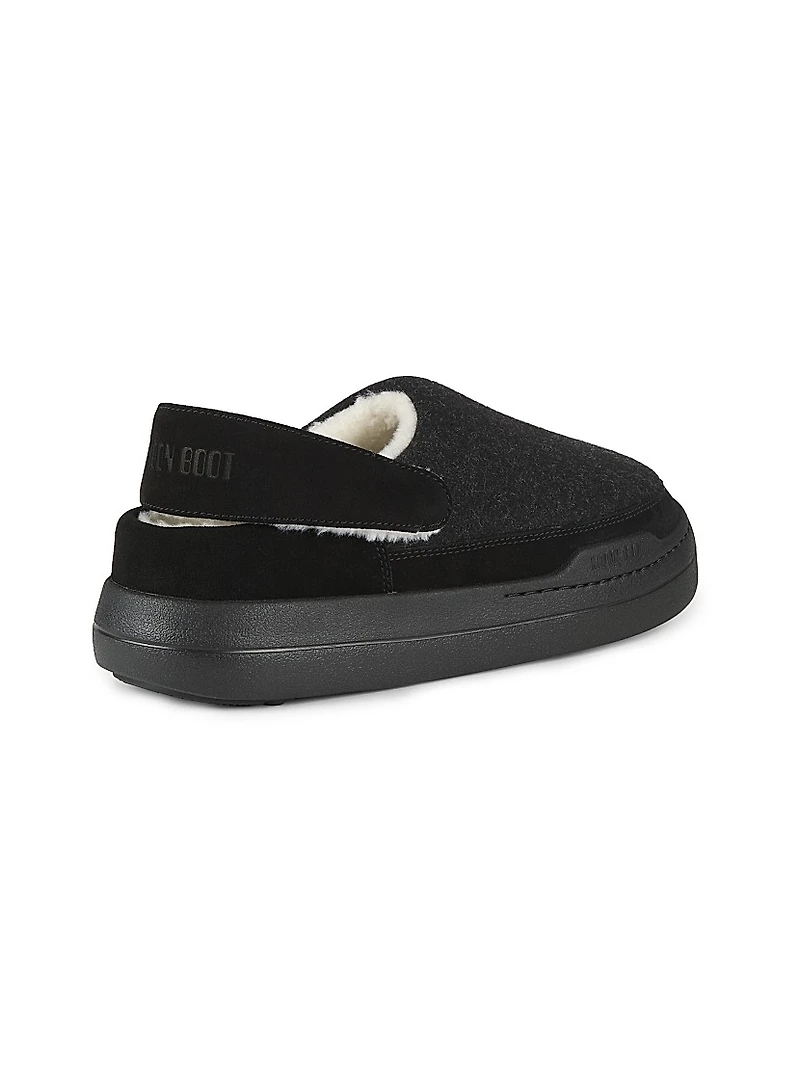 MB Park Felt Clogs