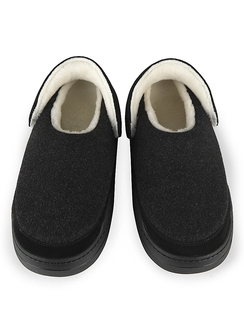 MB Park Felt Clogs