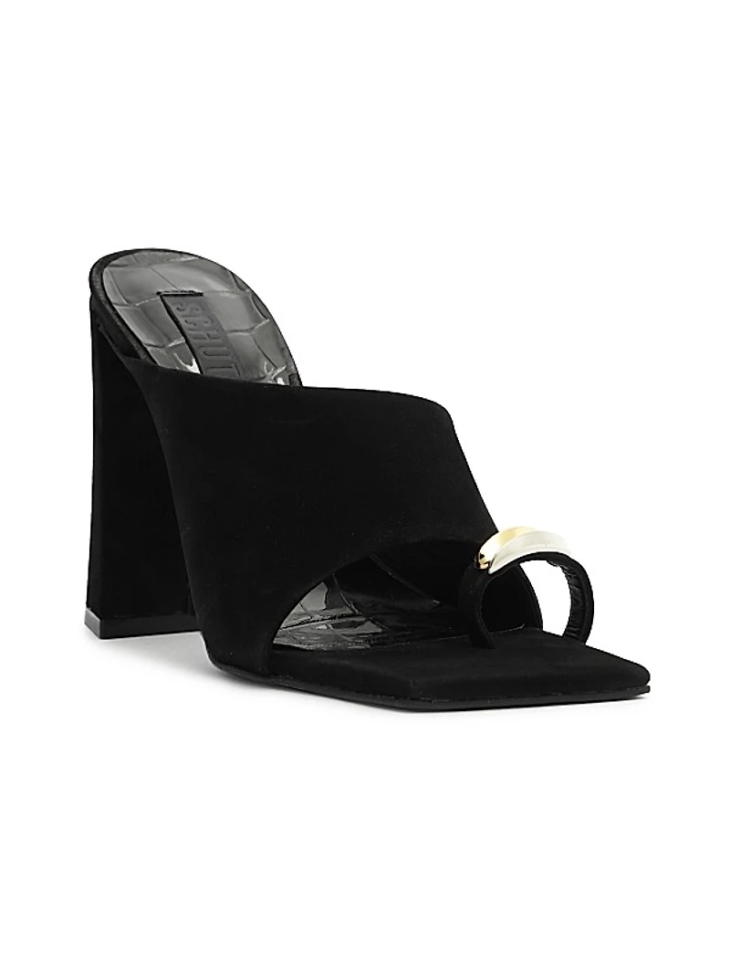 Jodie 110MM Cut Out Nubuck Sandals