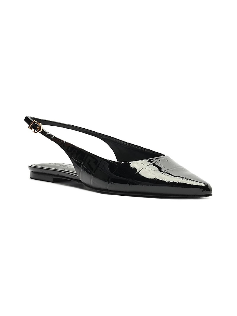 Paola Patent Leather Ballet Flats