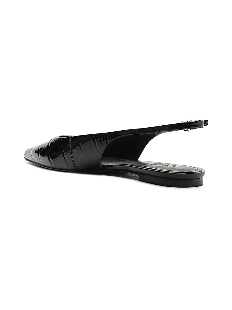 Paola Patent Leather Ballet Flats