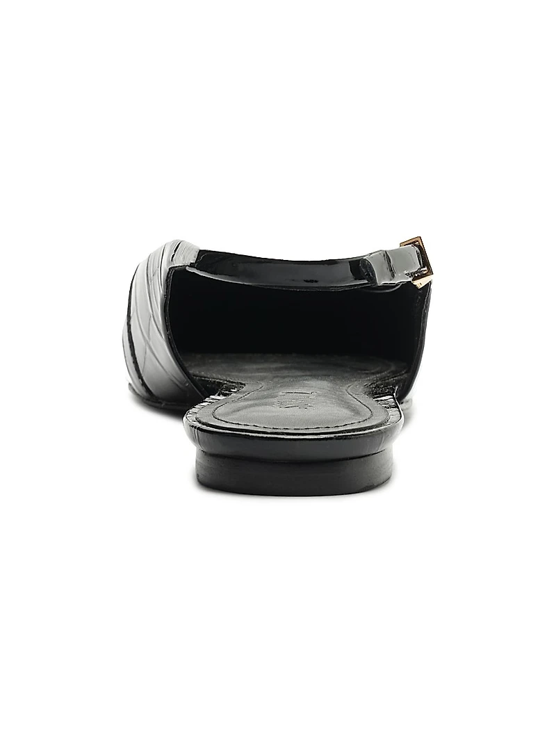 Paola Patent Leather Ballet Flats