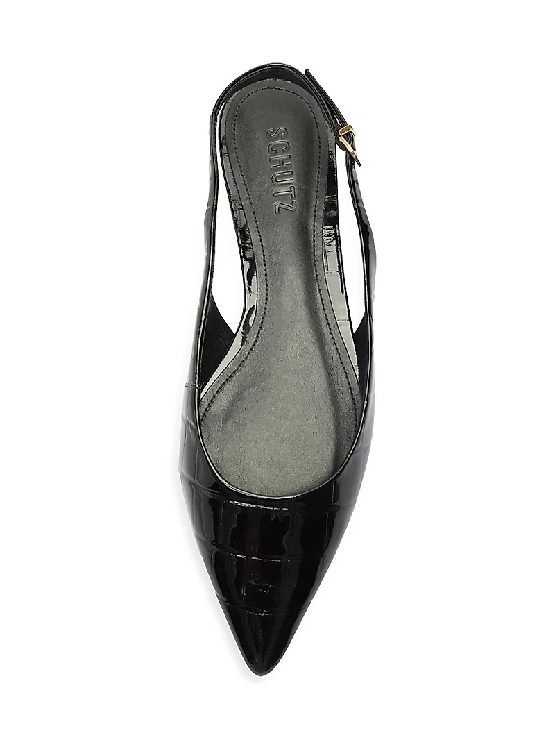 Paola Patent Leather Ballet Flats