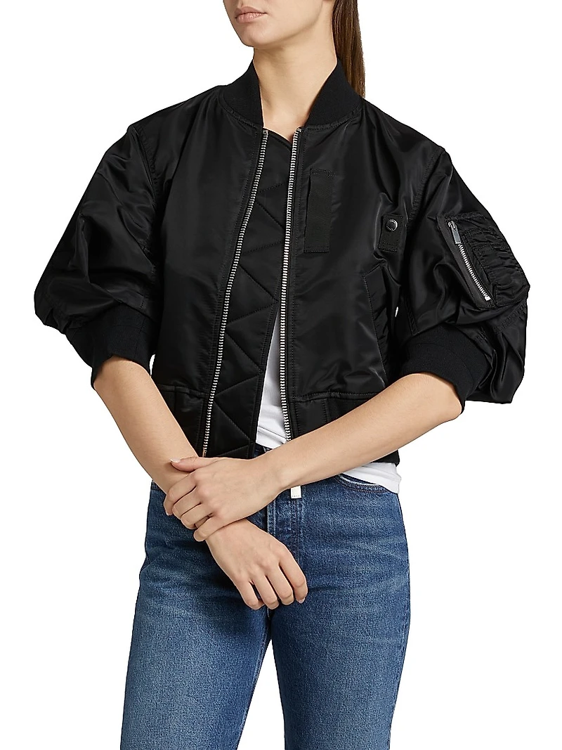 Twill Blouson Zip Jacket