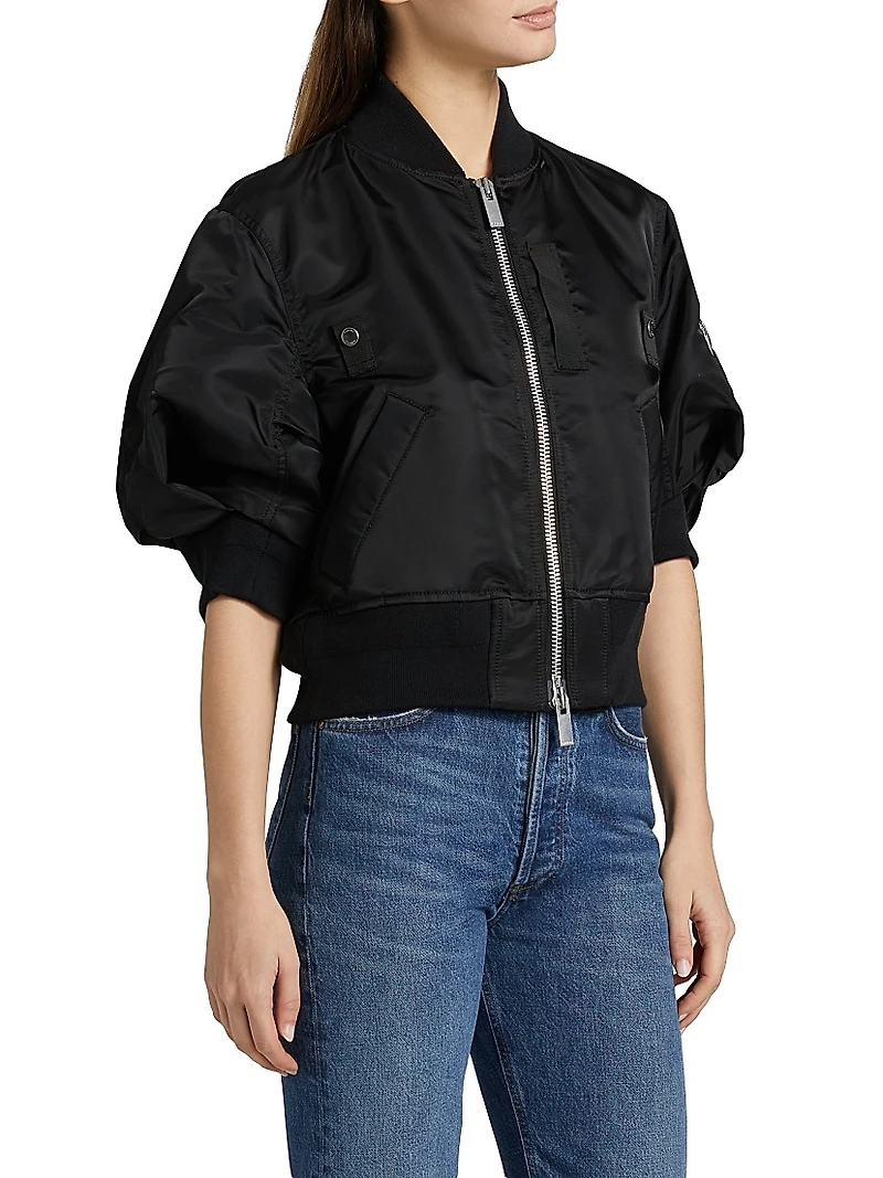 Twill Blouson Zip Jacket