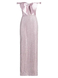 Cynthia Sequin Embellished Gown