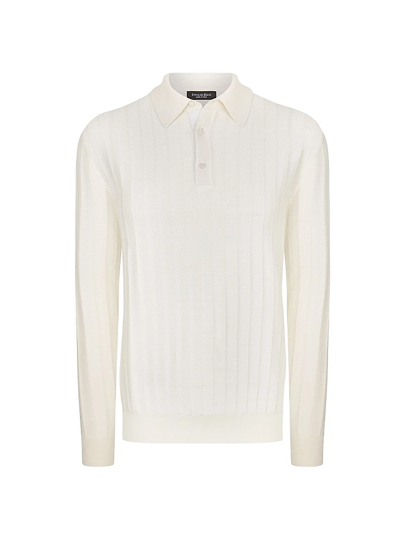 Three-Button Polo Shirt