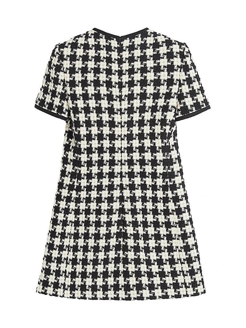 Damier Light Tweed Short Dress