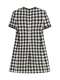Damier Light Tweed Short Dress