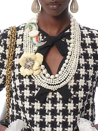 Damier Light Tweed Short Dress