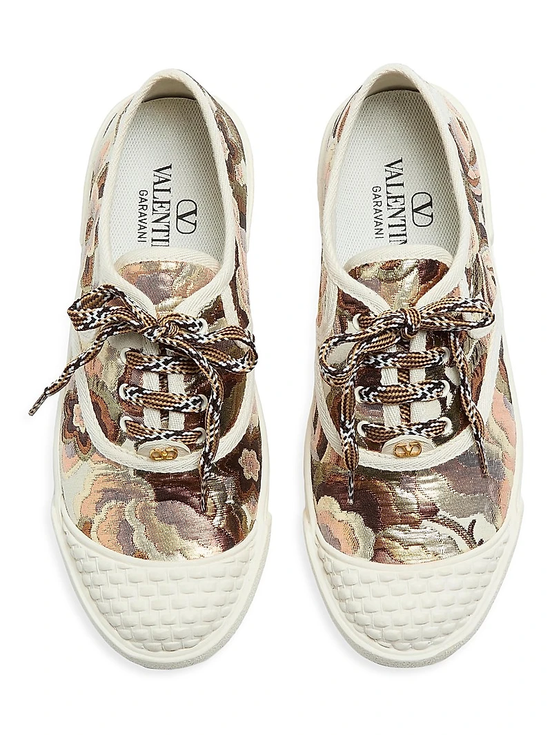 Bay By Sneakers Jacquard Apres L'hiver Fabric