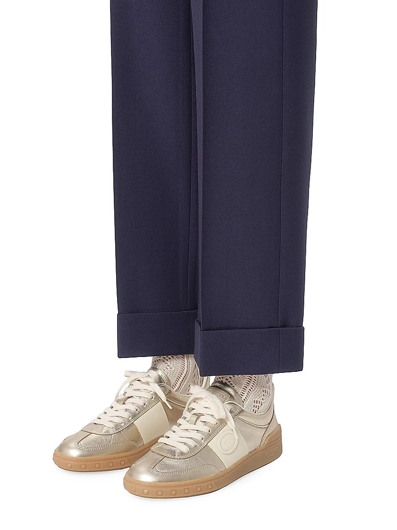 Women's Upvillage Trainer Sneakers Laminated Calfskin