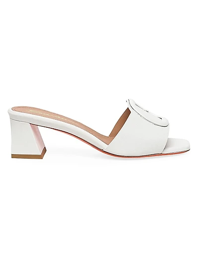Marta 50MM Leather Mules