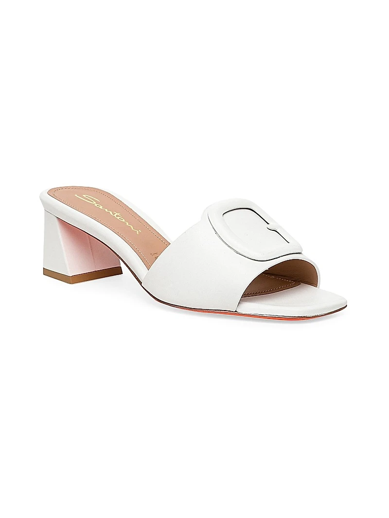 Marta 50MM Leather Mules