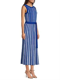 Ribbed Knit Sleeveless Modern-Fit Maxi Dress
