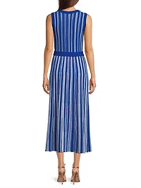 Ribbed Knit Sleeveless Modern-Fit Maxi Dress