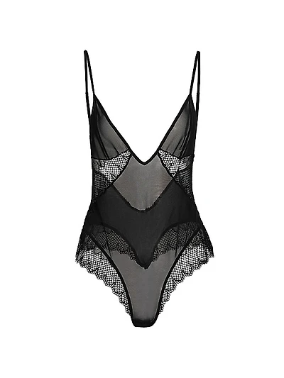 Clementine Lace-Trim Bodysuit