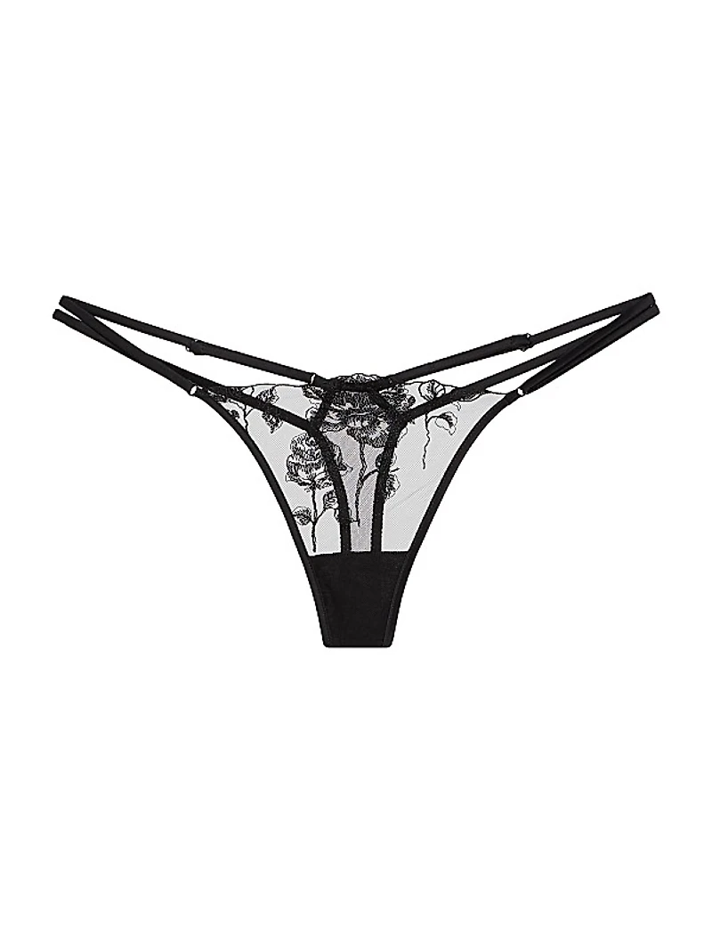Dominique Lace Thong
