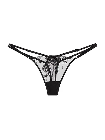Dominique Lace Thong