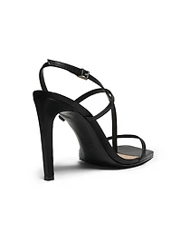 Heloise 100MM Leather Stiletto Sandals