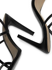 Heloise 100MM Leather Stiletto Sandals