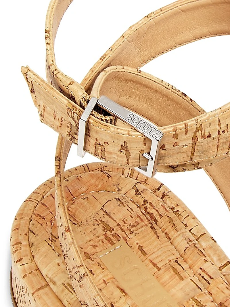 Tessie 50MM Cork Platform Sandals