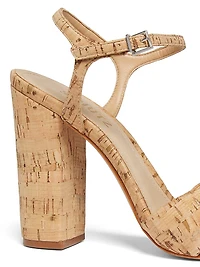 Keefa Crisscross Cork Sandals
