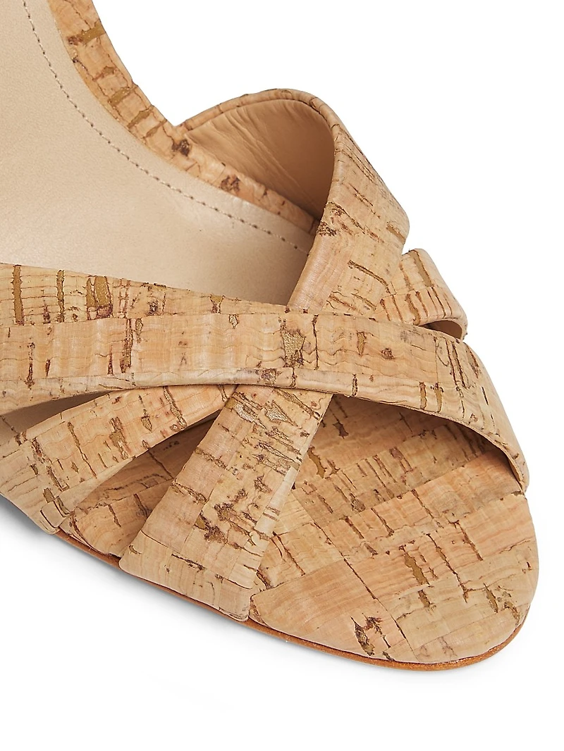 Keefa Crisscross Cork Sandals