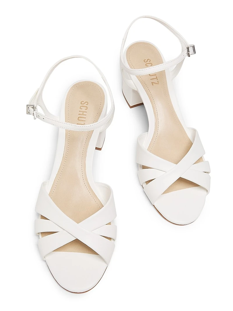 Keefa 65MM Block Heel Sandals