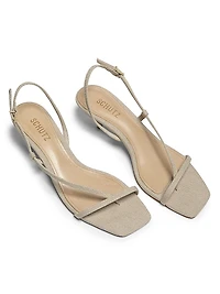 Heloise Linen Sandals