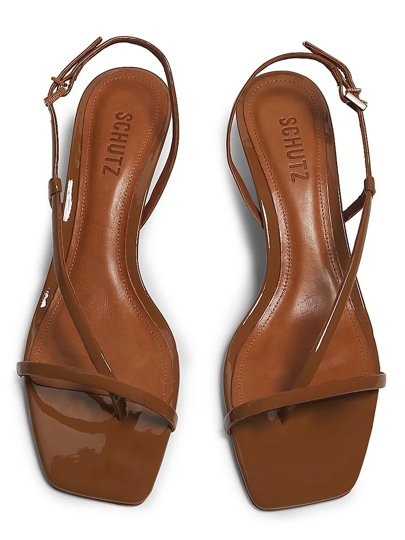 Heloise Patent Leather Sandals