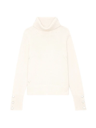 Boxy Cashmere Turtleneck Sweater
